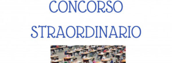 CONCORSO STRAORDINARIO BIS PERSONALE DOCENTE SCUOLE SECONDARIE